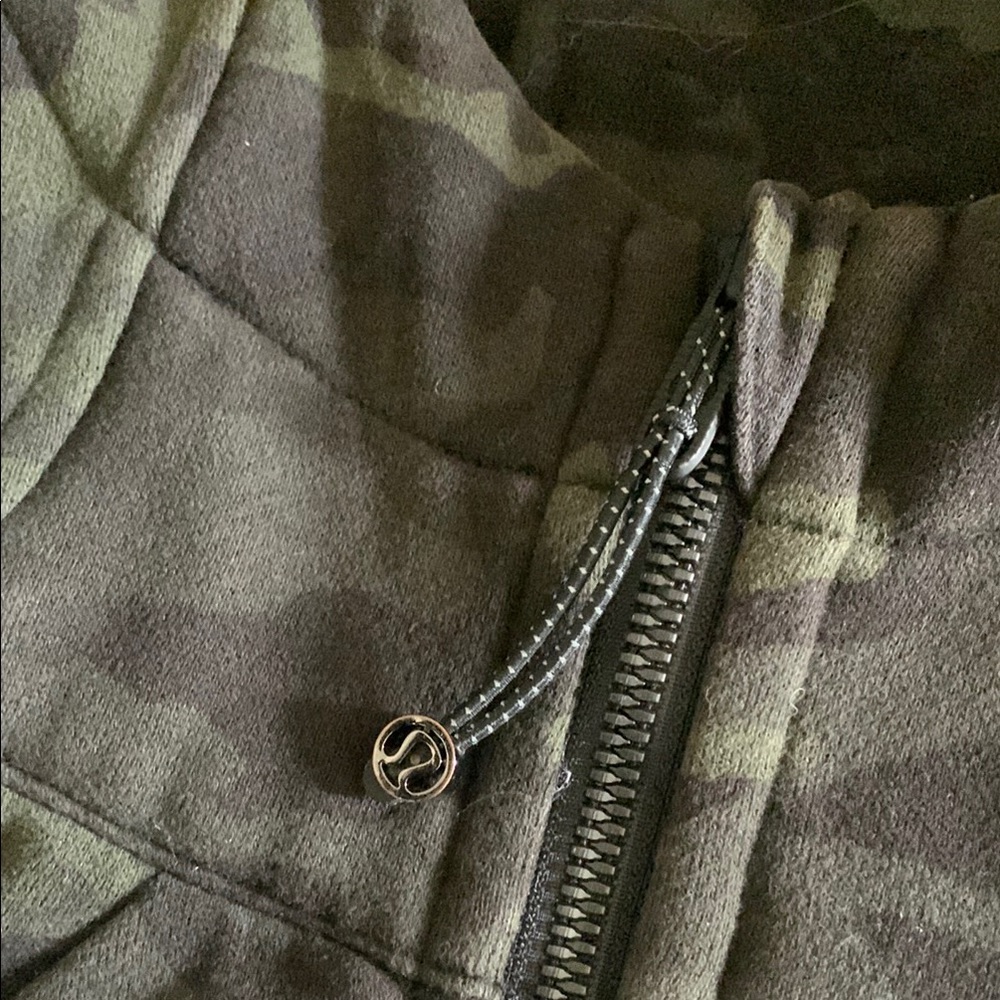 lululemon athletica Green Camo Full Zip Scuba hoodie - Picture 2 of 6